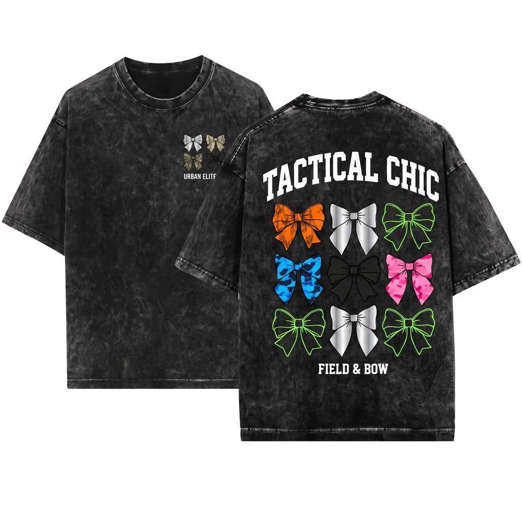 Women Coquette Camouflage Bow Duck Hunting Outdoor Lover Gift Unisex Wash T-Shirt