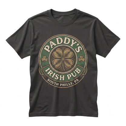Paddys Irish Pub Comedy TV Series Stainless Steel Liquor Flask Novelty Drinkware Unisex TShirt