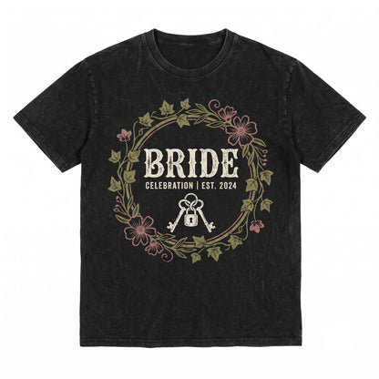Oversized Bride Vibes Pink Bachelorette Party Wedding 1717 Apparel Unisex TShirt