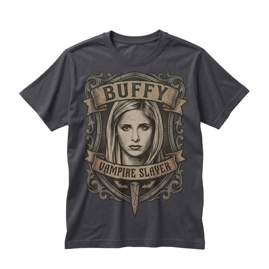 Buffy the Vampire Slayer Retro 90s Sarah Michelle Gellar TV Show Unisex TShirt