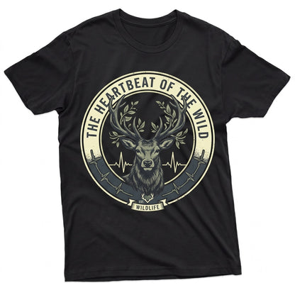 Deer Hunting Buck Heartbeat Pulse Hunter Lover Men Outdoor Graphic Unisex TShirt