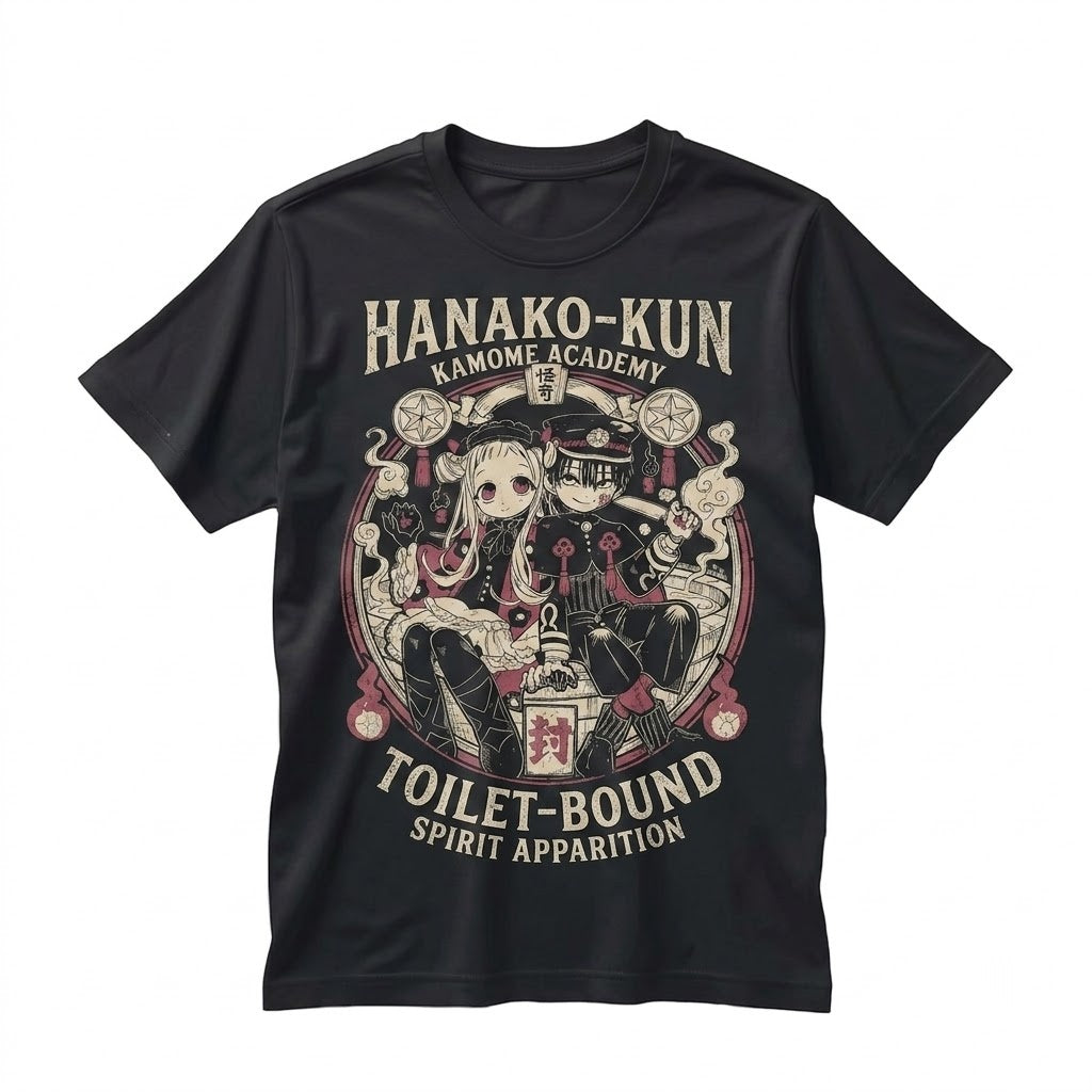 Hanako Kun Yashiro Nene Japanese Anime Manga Graphic Cotton Apparel Unisex TShirt