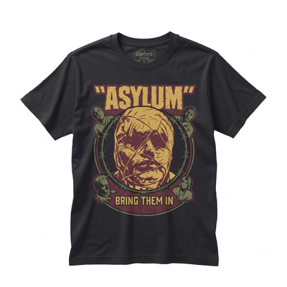 Asylum Psychiatric Hospital Graphic Creepy Sanitarium Dark Horror Apparel Unisex TShirt