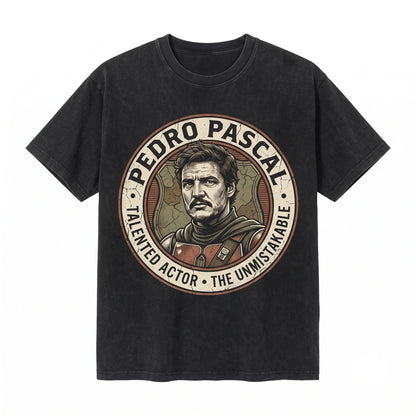 Pedro Pascal Vintage Retro 90s Graphic Actor Fan Gift Unisex TShirt