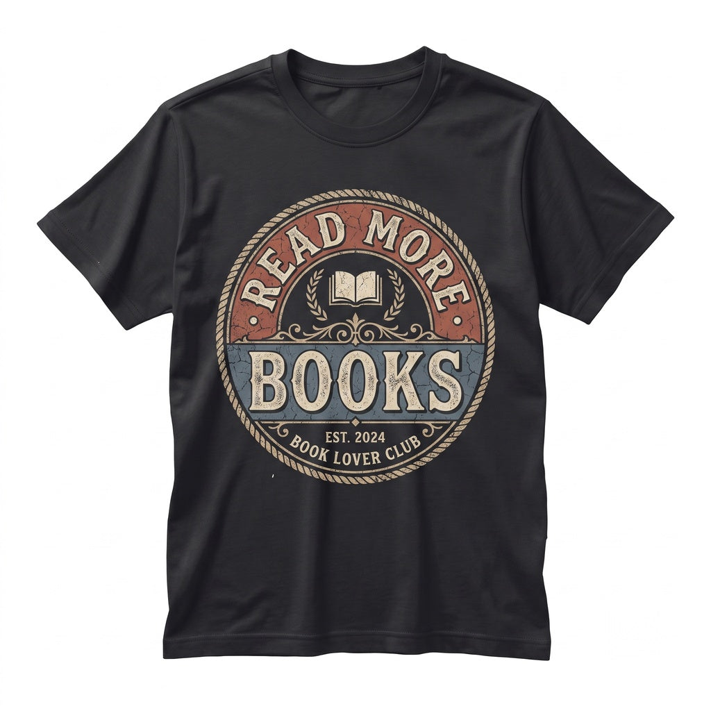 Read More Books Teacher English Educator Librarian Literary Graphic Apparel Unisex TShirt