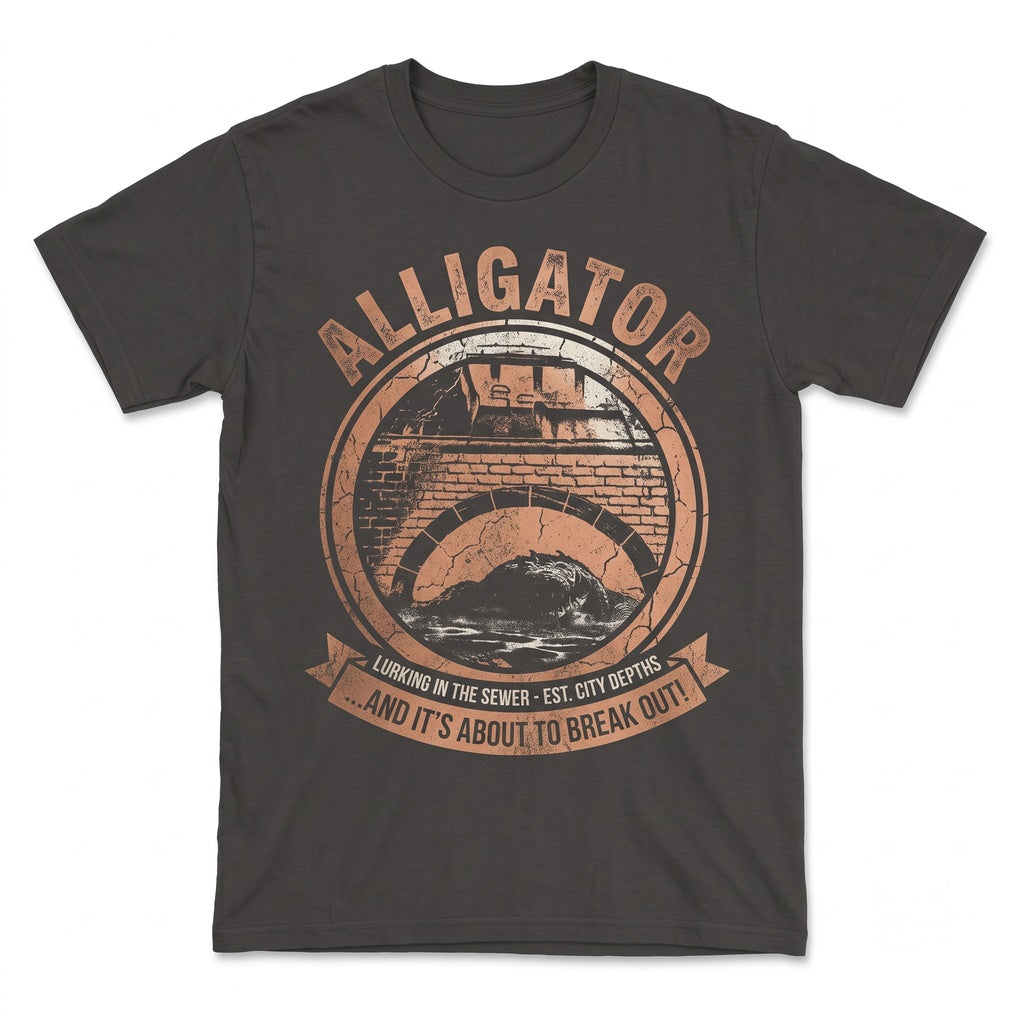 Alligator Graphic Novelty Wildlife Safari Unisex TShirt