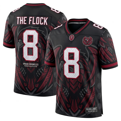 Unisex Football Fan Jersey - Breathable Mesh Athletic Game Day Stitched Apparel