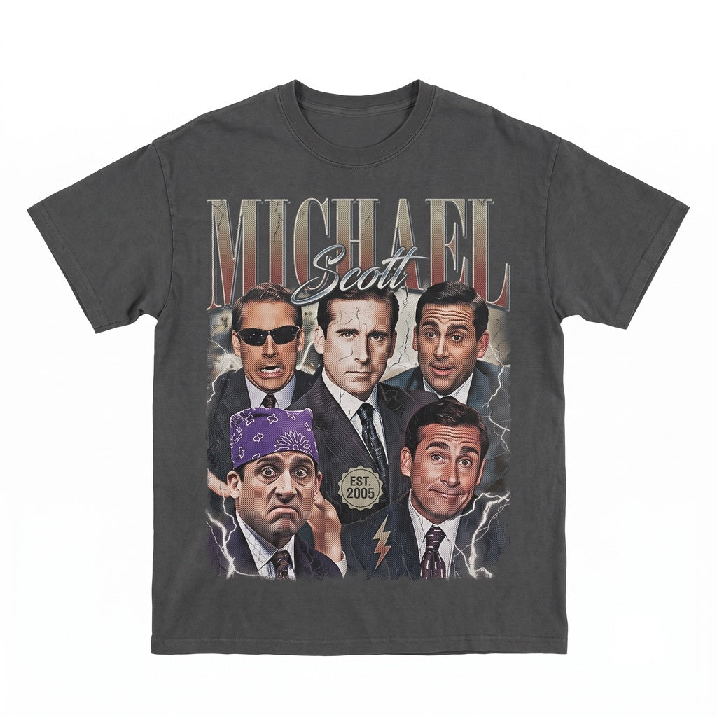 Michael Scott Vintage Retro Graphic Gift For Women Men Unisex TShirt