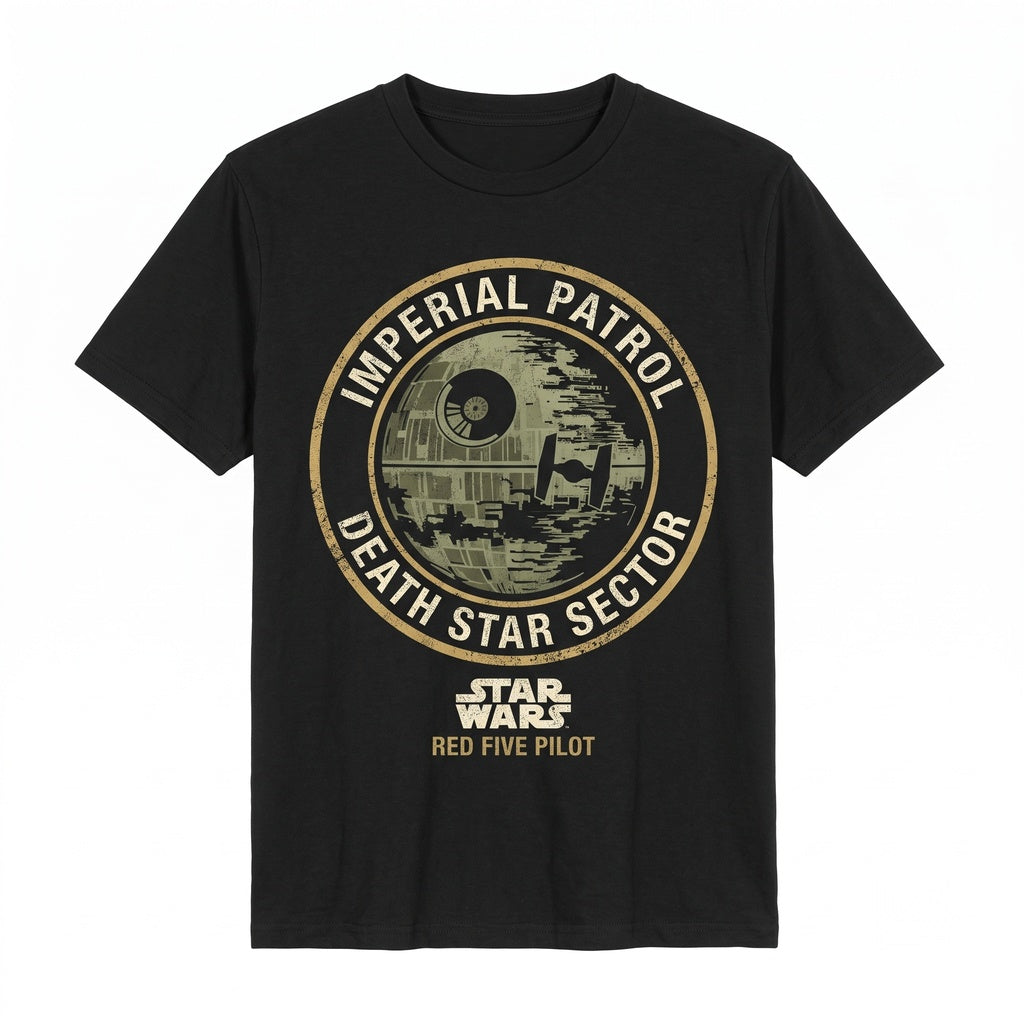 Vintage 1977 Sci-Fi Space Station Graphic Oversized Galaxy Trip Cotton Apparel, Novelty Movie Fan Unisex TShirt