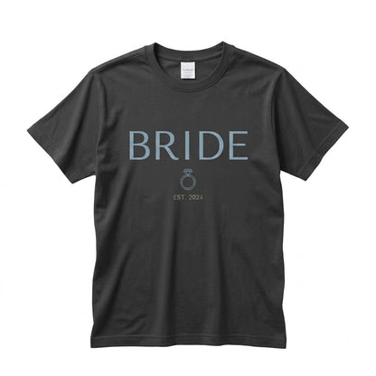 Bride Bridal Shower Bachelorette Party Wedding Engagement Gift Newlywed Honeymoon Celebration Unisex TShirt