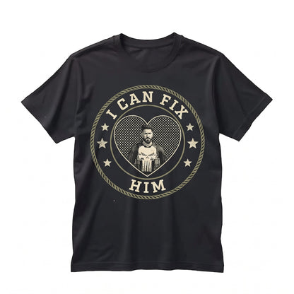 Vintage Frank Castle I Can Fix Him Funny Antihero Graphic Comic Meme Gift Unisex TShirt