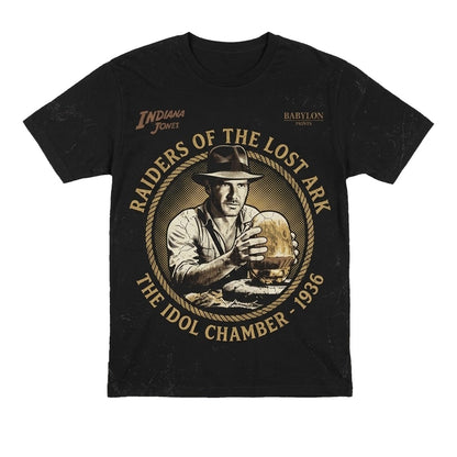 Oversized Indiana Jones Raiders of the Lost Ark Adventure Ride Graphic Vintage Movie Theme Park Unisex TShirt
