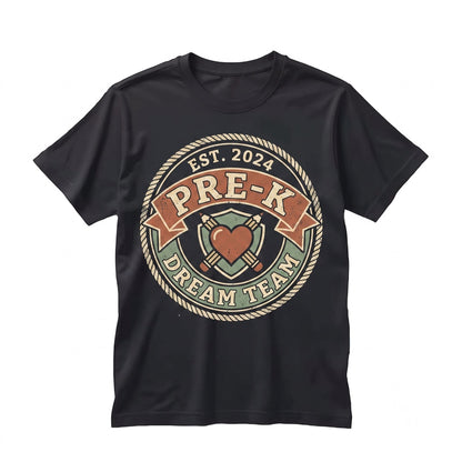 Pre-K Preschool Teacher Back to School Crew First Day Educator Gift Unisex TShirt