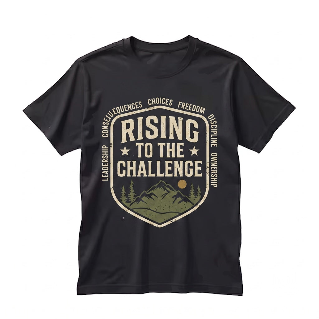 Rising To The Challenge Classical Homeschool Learning Graphic Gift Apparel Unisex TShirt