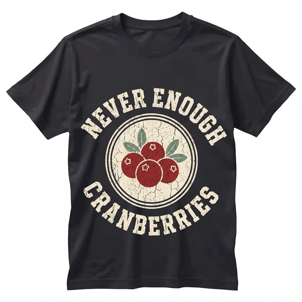 Funny Cranberry Retro Thanksgiving Cute Holiday Food Pun Gift for Friends Family Lovers Unisex TShirt