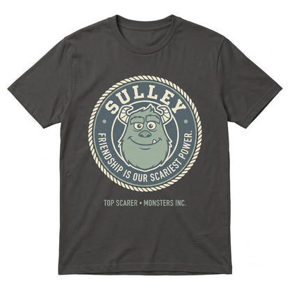 Oversized Blue Monster Graphic Top Walt Theme Park Family Vacation Apparel James P Sullivan Unisex TShirt