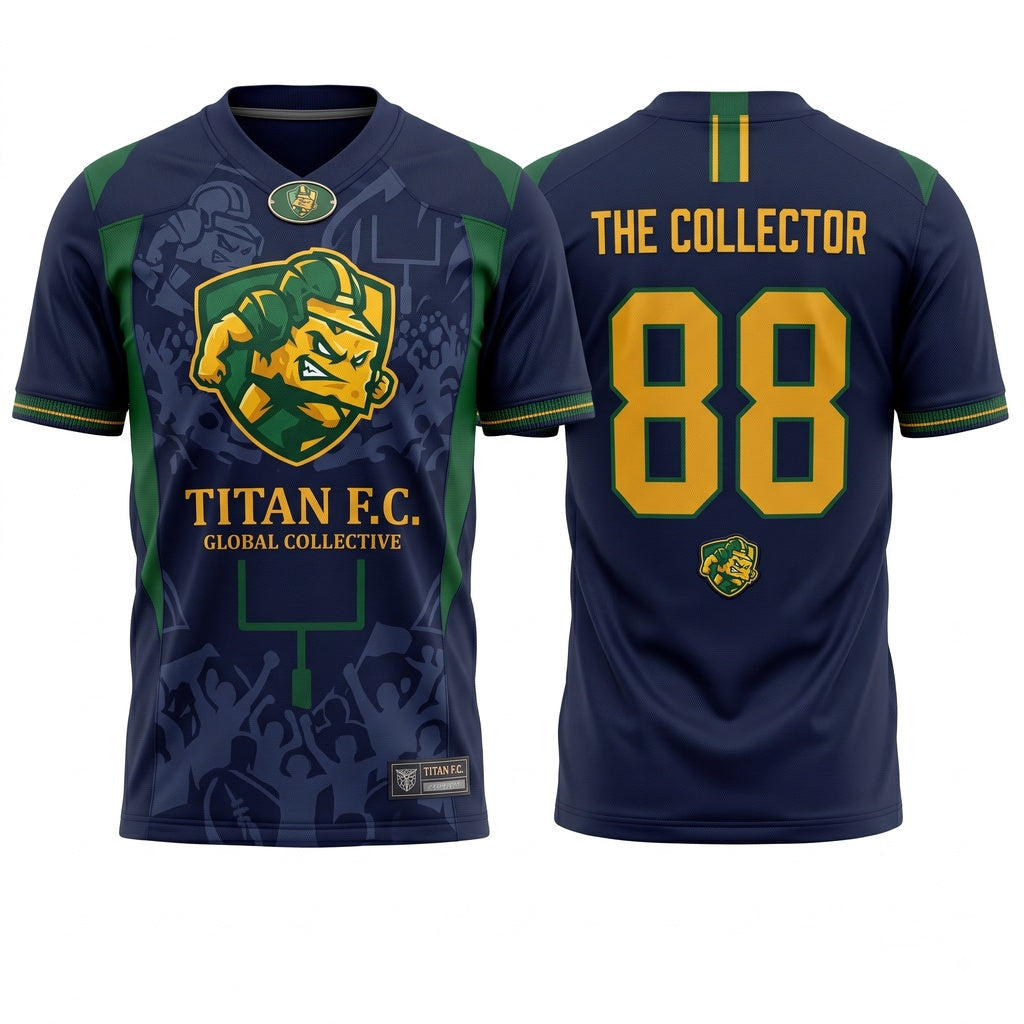 Unisex Breathable Mesh Football Fan Jersey - Stitched Lightweight Game Day Shirt