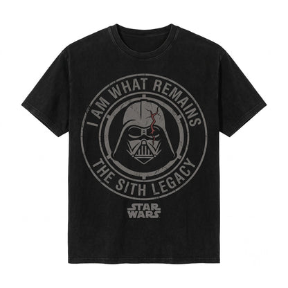 Oversized Darth Vader Retro Sci-Fi Villain Graphic Galaxy Print Cotton Unisex TShirt