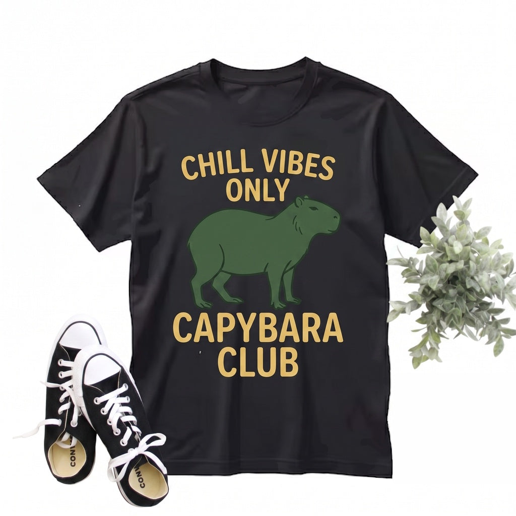 Dont Worry Be Capy Vintage Cute Capybara Lover Gift Funny Rodent Pet Graphic Unisex TShirt