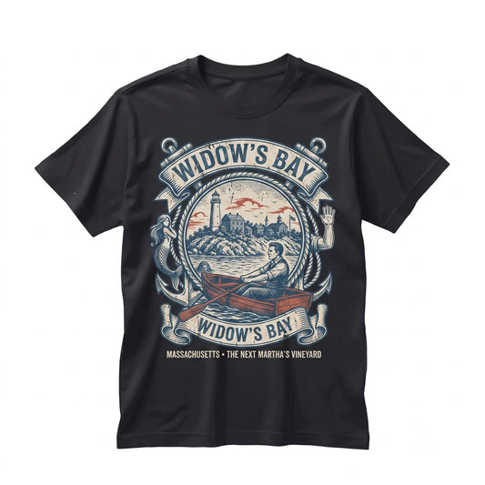 Widows Bay Travel Funny Retro TV Graphic Souvenir Unisex TShirt
