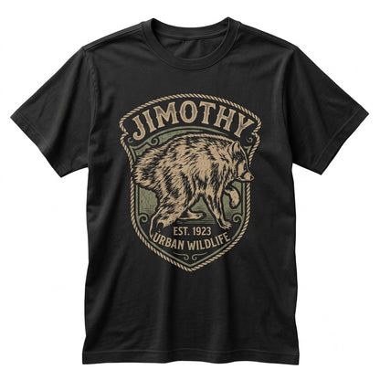 Jimothy Raccoon Viral Seattle Short King Graphic Vintage Retro Meme Apparel Unisex TShirt