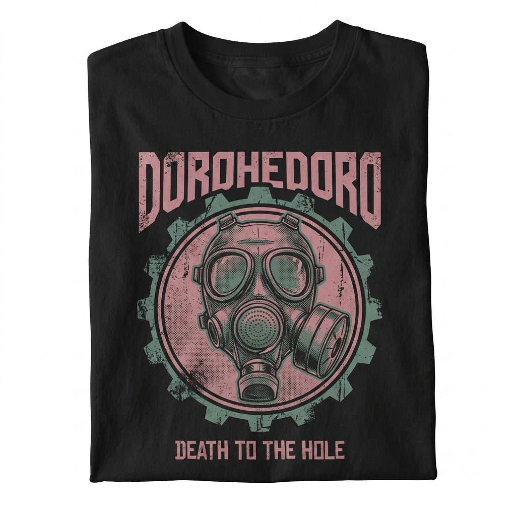 Retro Magic Sorcerer Noi Nikaido Caiman Graphic Top, Hole Anime Manga Apparel Cotton Short Sleeve Unisex TShirt