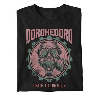 Retro Magic Sorcerer Noi Nikaido Caiman Graphic Top, Hole Anime Manga Apparel Cotton Short Sleeve Unisex TShirt