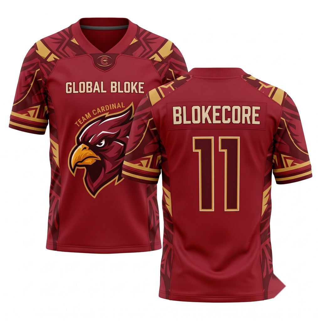 Unisex Game Day Football Fan Jersey - Breathable Lightweight Athletic Mesh Stitched Shirt