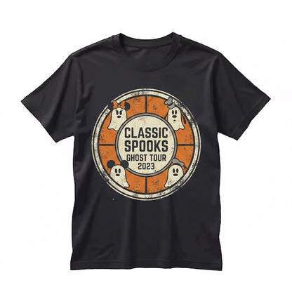 Halloween Cute Cartoon Friends Trick Or Treat Graphic Pumpkin Theme Park Vacation Apparel Unisex TShirt
