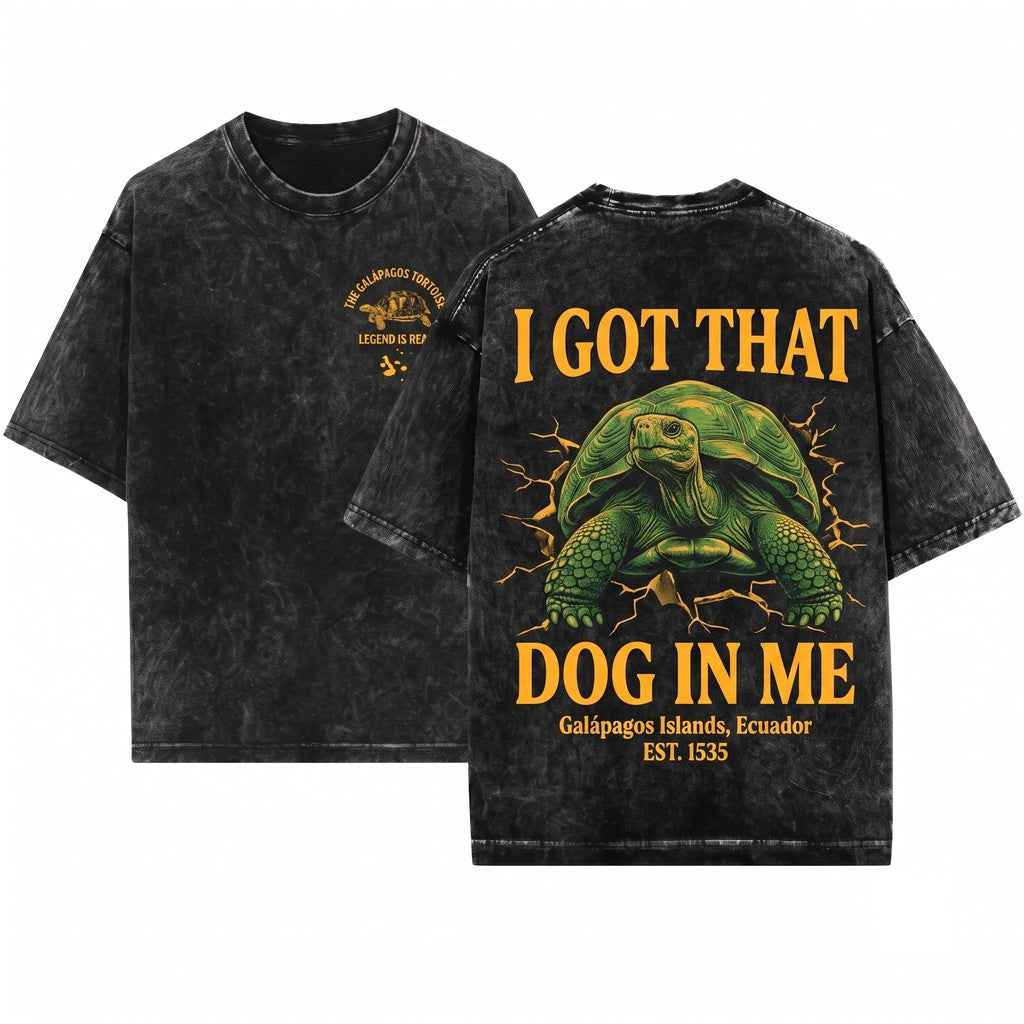 I Got That Dog In Me Funny Meme Graphic Vintage Top Unisex Wash T-Shirt