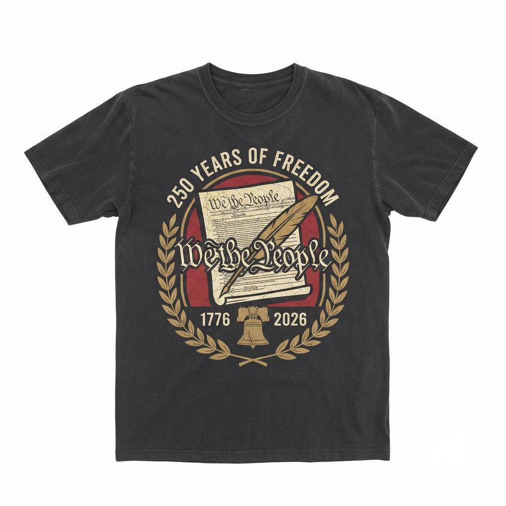 We The People Eagle America 250th Freedom Patriotic 4th of July Unisex TShirt