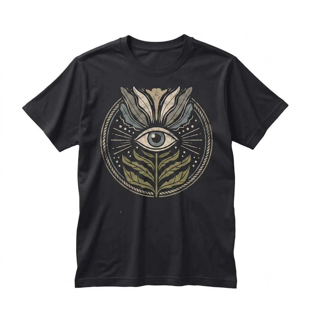 Celestial Evil Eye Graphic Boho Mystical Unisex TShirt
