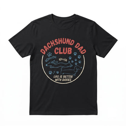Dachshund Dad Top, Weiner Dog Owner Fathers Day Gift, Best Pet Apparel, Unisex TShirt