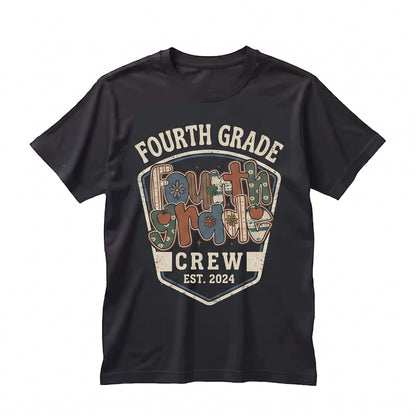 Fourth Grade Teacher Team Back To School First Day Gift Unisex TShirt