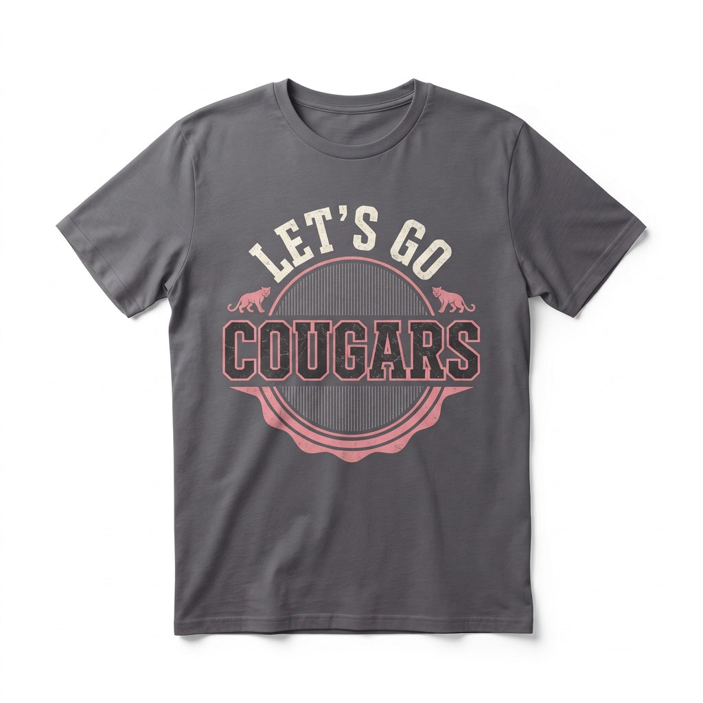 Vintage Mascot School Spirit Game Day Logo Tailgate Fan Back To College Gift Unisex TShirt