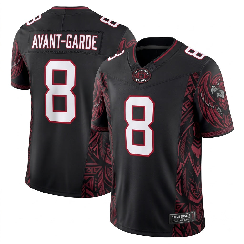 Unisex Stitched Breathable Football Fan Jersey - Lightweight Mesh Game Day Athletic Shirt