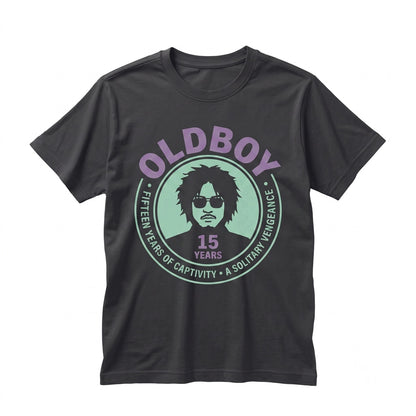 Vintage South Korean Cinema Old Boy Graphic Retro Y2K Cult Film Apparel Unisex TShirt