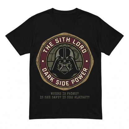Oversized Galactic Sith Lord Graphic Sci-Fi Anakin Villain Cotton Tops Unisex TShirt