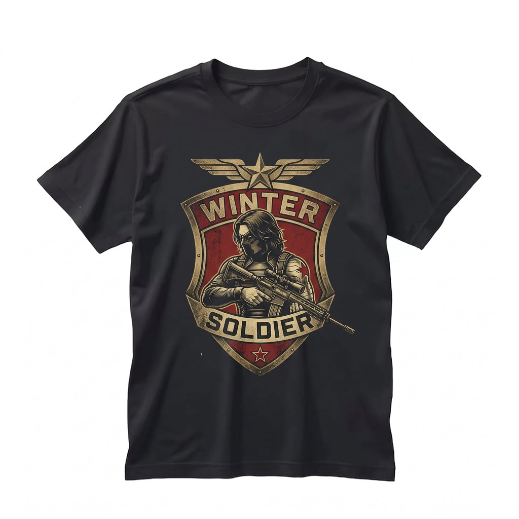 Vintage Bucky Barnes Retro 90s Bootleg Graphic The Winter Soldier 1917 Unisex TShirt