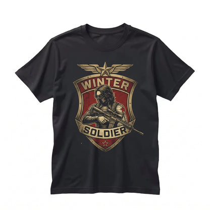 Vintage Bucky Barnes Retro 90s Bootleg Graphic The Winter Soldier 1917 Unisex TShirt