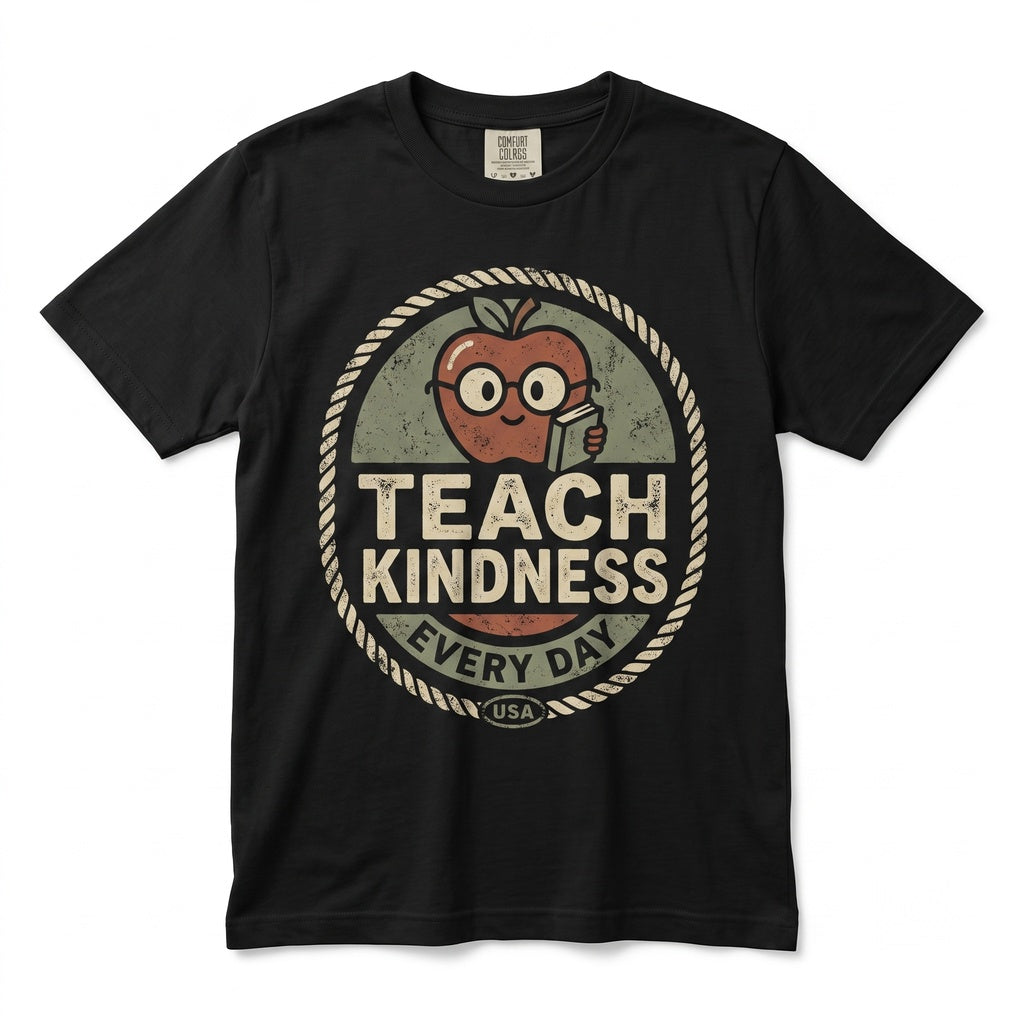 Inspirational Teacher Kindness School Positive Classroom Message Graphic Gift Unisex TShirt