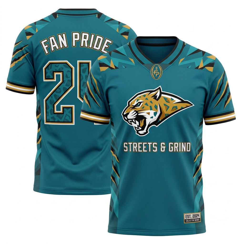 Unisex Football Fan Jersey - Breathable Mesh Athletic Game Day Jersey, Lightweight & Stitched