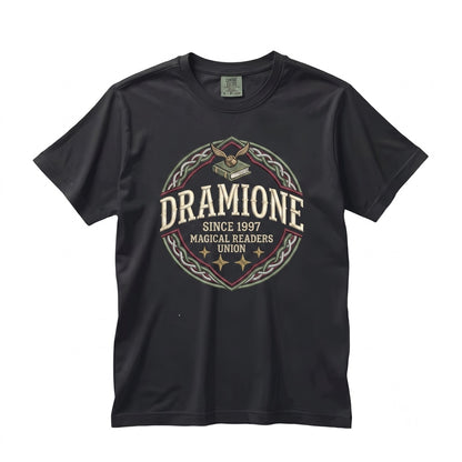 Dramione Inspired Embroidered Dark Academia Fantasy Romance Fanfic Reader Gift Forbidden Lovers Aesthetic Unisex TShirt