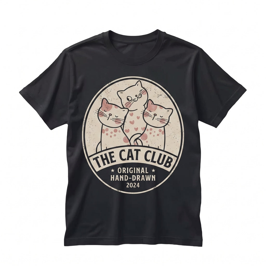 Funny Meow Cat Valentine Gift Customizable Ceramic Novelty Graphic Unisex TShirt