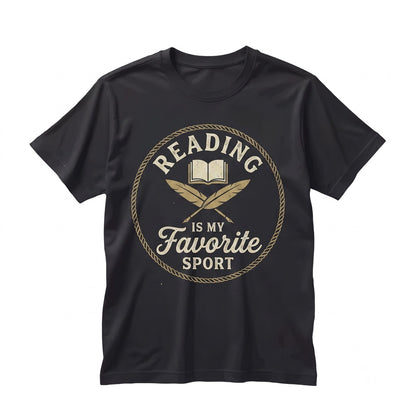 Reading Is My Favorite Sport Graphic Novel Bookish Librarian Gift Funny Book Lover Unisex TShirt