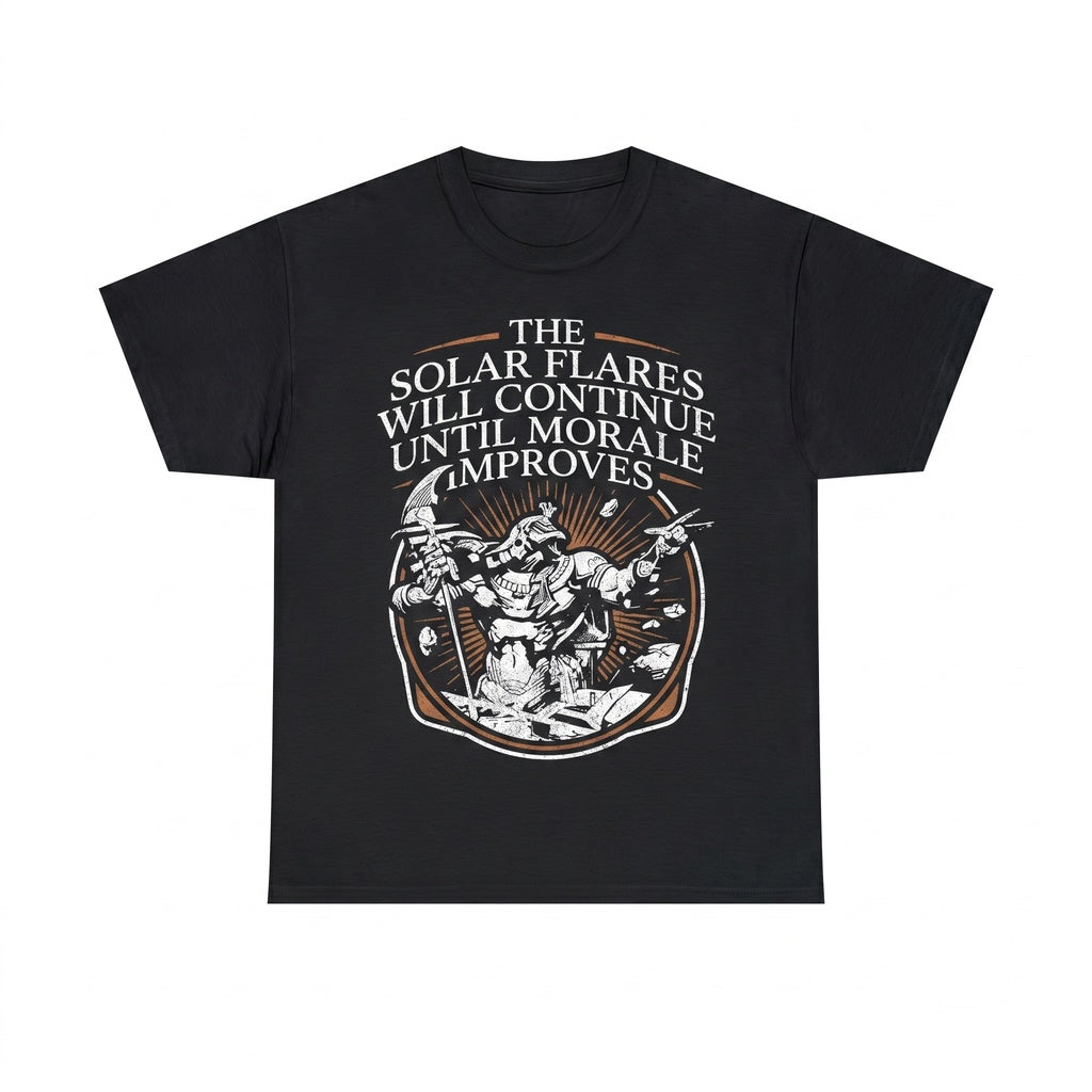 The Solar Flares Will Continue Egyptian Sun God Ra Graphic Vintage Apparel Unisex TShirt
