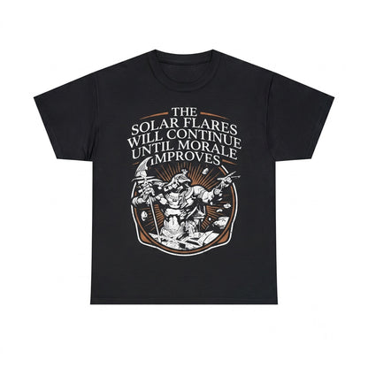 The Solar Flares Will Continue Egyptian Sun God Ra Graphic Vintage Apparel Unisex TShirt