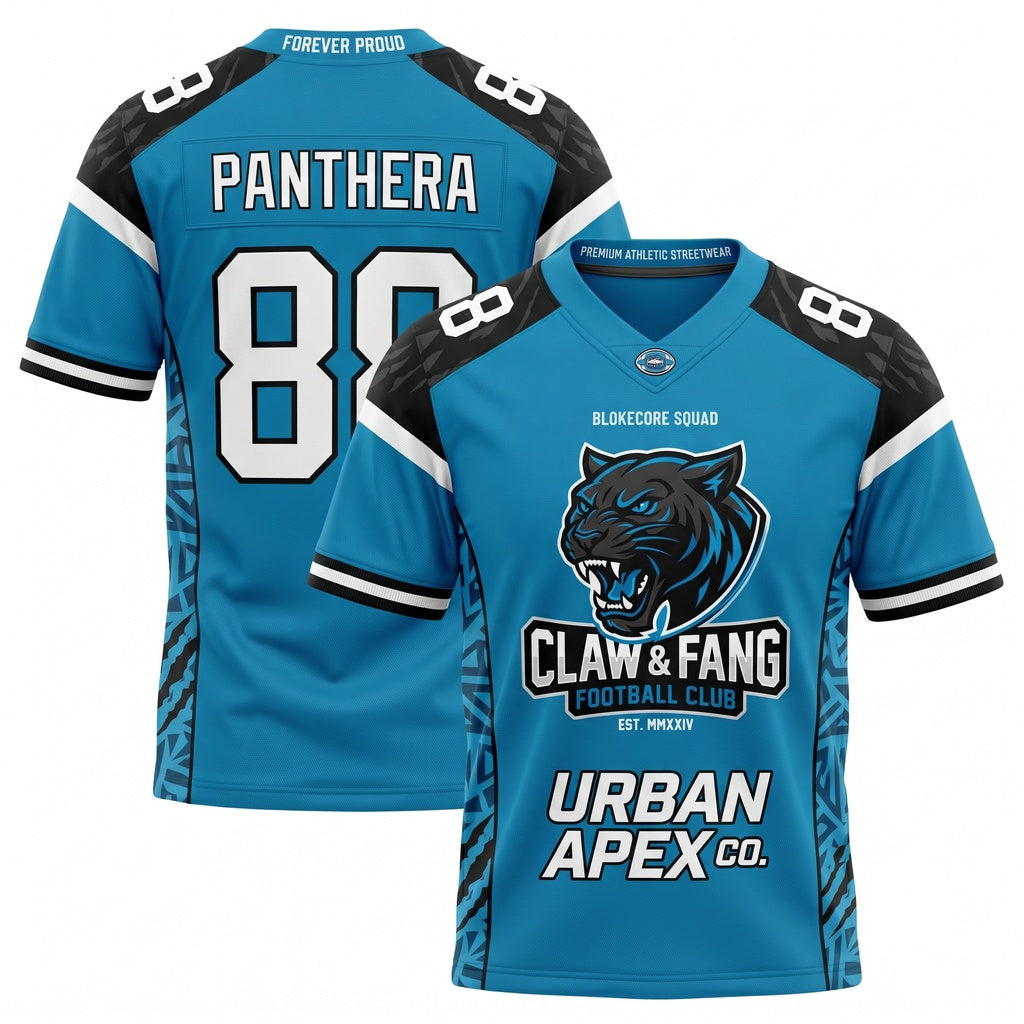 Unisex Football Fan Jersey - Lightweight Breathable Mesh Stitched Athletic Game Day Jersey