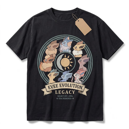 Eevee Evolutions Sleeveless Graphic Tank Vintage Wash Cute Gamer Gift Anime Unisex TShirt