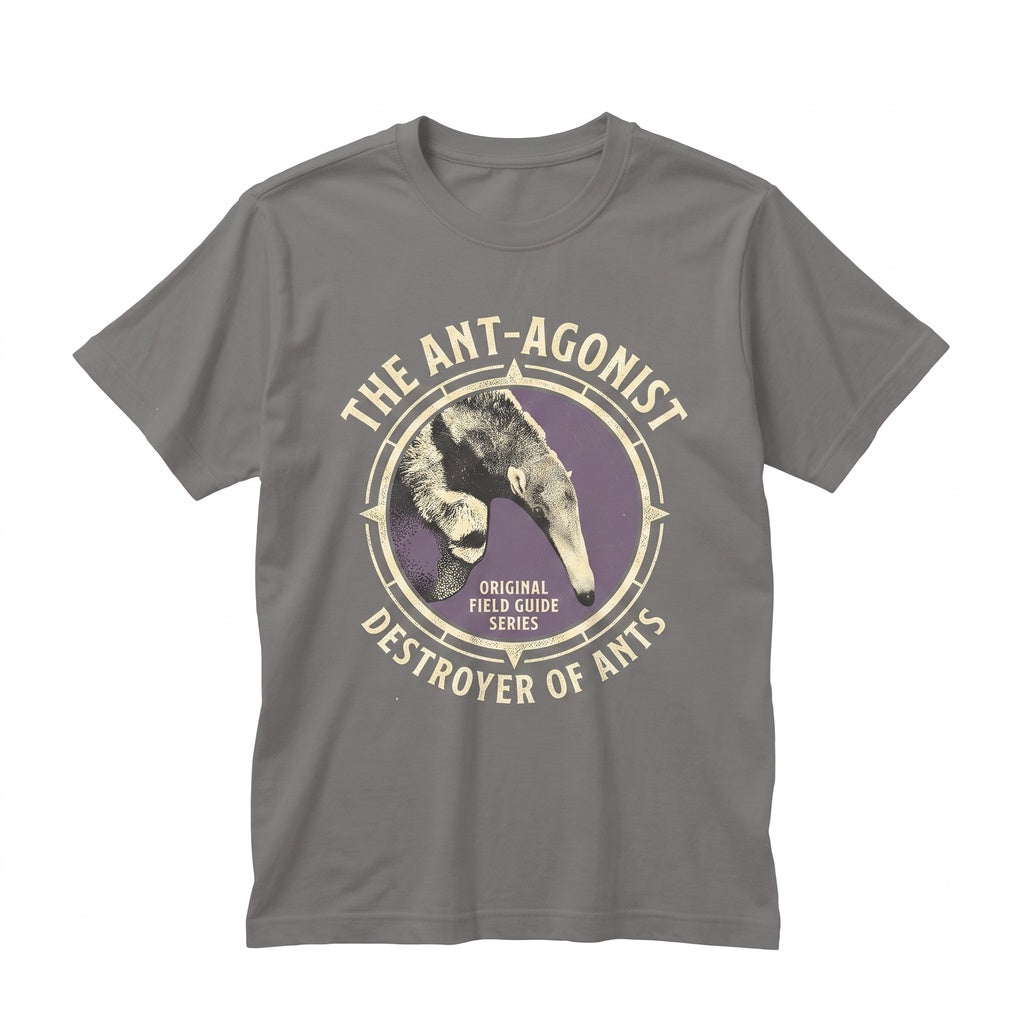 Ant-agonist Anteater Japanese Aesthetic Graphic Cotton Unisex TShirt